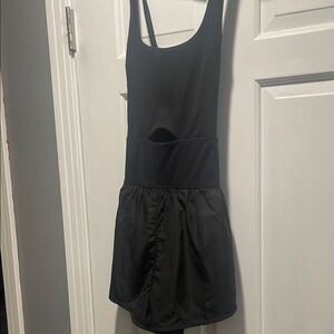 Black athletic romper